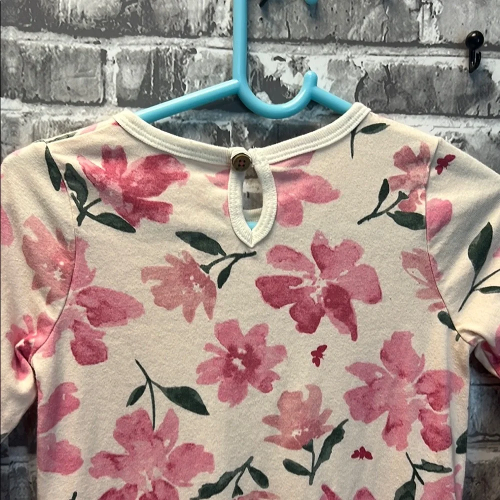 Burt's Bees Pink‎ girl's romper